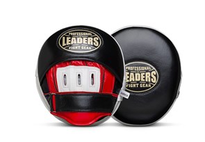 Лапы тренерские LEADERS MID-AIR HYPER BK/RD/WH (ONE, кожа, черный/красный/белый) c3103f17-e21e-11ef-0a80-0bc1002fb2c2