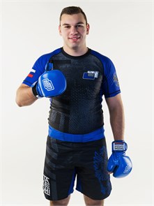 Рашгард с коротким рукавом TFG Союз  ММА Blue c50e9ff7-dd67-11ef-0a80-0d32000c3ed3
