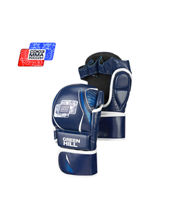 Перчатки Союз ММА Green Hill синие cc449635-bbac-11f0-0a80-18350006da85