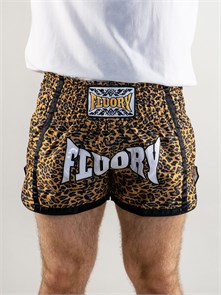 Шорты Муай-Тай Fluory Leopard cd30edeb-6b61-11ee-0a80-08c20029c367