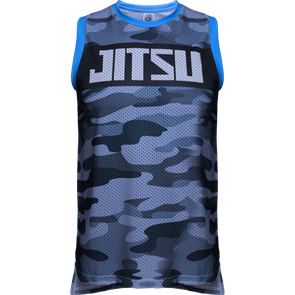 Спортивная майка Jitsu Camo (камуфляж, синий) d2c0b3c8-1246-11ec-0a80-05dc001170e6
