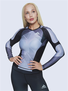 Рашгард женский IamFighter черный/серый d334c61b-d40e-11ed-0a80-0df40016dac6