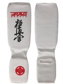 Защита голеностопа эластичный иероглифами  белая d58e5319-b4b0-11f0-0a80-0f4400206dd6