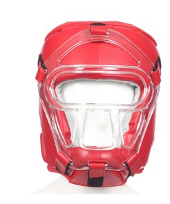 Шлем для всестилевого каратэ со съемной маской (красный) daa98042-b4a9-11f0-0a80-1968001f09cf