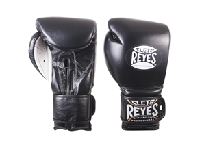 Тренировочные боксерские перчатки от Cleto Reyes на липучке CЕ6 (черные) dbcdd9f6-57eb-11f0-0a80-06750007b762