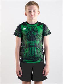 Рашгард кор. рукав I am Fighter Hulk детский (зеленый) df9c0139-d40a-11ed-0a80-02de0016f06f