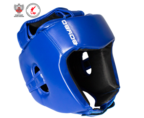 Шлем BoyBo TWIN, IKB-42, , одобрен Федерацией Бокса  и кикбоксинга  синий e0290173-1174-11ec-0a80-084100246115