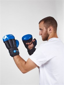Перчатки RUSCO SPORT для Рукопашного боя КЛАССИК синие 0002124