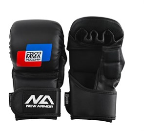 Перчатки NEW ARMOR СОЮЗ ММА RS черные e2697855-7f2b-11f0-0a80-001e0005f707