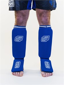 Защита голень-стопа эластичная ткань  TFG Союз ММА Blue (синий) e7ae8ea3-dd73-11ef-0a80-009f000f33eb