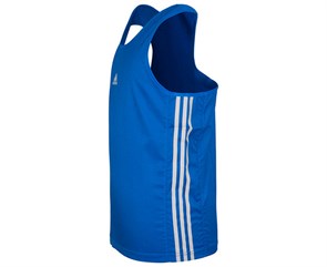 Майка боксерская Adidas Micro Diamond Boxing Top (синяя) e87697dc-6fde-11eb-0a80-008a00026e21