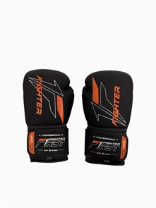 Перчатки боксерские Fighter черно-коричневые e8c53aa0-d422-11f0-0a80-0390003242d3