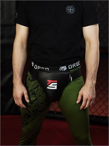 Защита паха мужская, бандаж черный Tomorrow Star с черной резинкой efcf65f4-04a3-11f0-0a80-040e001d05bc