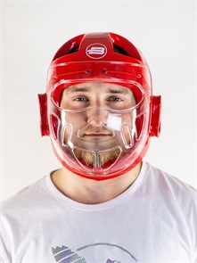 Шлем для тхэквондо с маской BoyBo красный, BHT45 28eaa517-7afd-11ee-0a80-0f6f001c709a