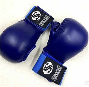 Перчатки накладки для карате SOLTAS, цвет ,синий, 2eeb1685-a906-11f0-0a80-17fd00127e7c