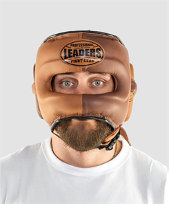 ШЛЕМ БОКСЕРСКИЙ LEADERS LS С БАМПЕРНОЙ ЗАЩИТОЙ HERITAGE BR/BG 1/2 3107f111-2a40-11ef-0a80-119e00110753