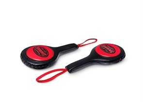 Лапы-ракетки тренерские LEADERS Paddels 3.0 BK/RD (ONE, кожа, черный/красный) 3286776d-e21c-11ef-0a80-08b5002f0a96