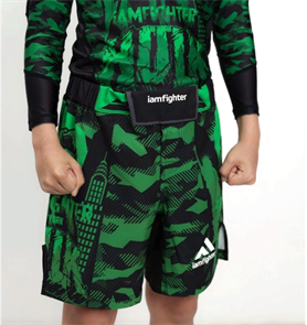 Шорты I am Fighter Hulk детский (зеленый) 36f6d203-d40b-11ed-0a80-013100162200