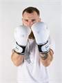 C137 Перчатки боксерские Clinch Fight 2.0  бело-серебристые 4854db5f-66db-11ee-0a80-006400015eb8 - фото 1235