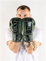 Боксерские перчатки OXXFIRE Muay Thai PRO, PVC  оливковый/зеленый 5dd9b095-a498-11ee-0a80-0649000b10d0 - фото 1578