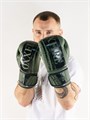 Боксерские перчатки OXXFIRE Muay Thai PRO, PVC  оливковый/зеленый 5dd9b095-a498-11ee-0a80-0649000b10d0 - фото 1579