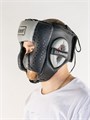 Шлем для бокса Fight Expert Vintage Fusion, черный-серый (кожа Vegan100%, ) 6a0efd09-982c-11ee-0a80-107d0041b73c - фото 1763