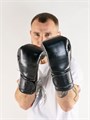 Перчатки боксерские LEADERS MEX BK черный 6ca3c87a-9ff7-11ee-0a80-08ae000ec9ef - фото 1820