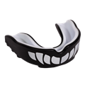Защита рта (капа) FLAMMA - BLIZZARD MONSTER  (гель,резина, Черный/белый) MGF-031MSTR - фото 2180