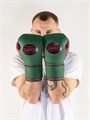 Перчатки боксерские LEADERS LS Long Velcro Custom кожа, зеленый/красный/черный 0c041bc1-9ff8-11ee-0a80-1377000eea33 - фото 225