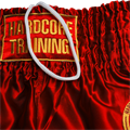 Шорты для тайского бокса Hardcore Training Base Red 90909172-2e80-11ec-0a80-02da001a1035 - фото 2498