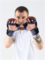 Перчатки тренировочные OXXFIRE MMA, синие 934d2a74-a433-11ec-0a80-09b90006a989 - фото 2521