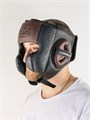 Шлем для бокса Fight Expert Vintage Fusion, черный-коричневый (кожа Vegan100%,) 99e01087-982c-11ee-0a80-11fb0041d1f0 - фото 2695