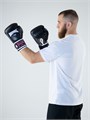 Перчатки боксёрские Reyvel Винил 80 (Чёрные) T01283 - фото 2832