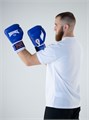Перчатки боксёрские Reyvel Винил 80 (Синие) T01284 - фото 2839