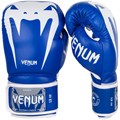 Перчатки боксерские Venum Giant 3.0 Blue/White Nappa Leather T01779 - фото 3198