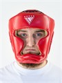 Шлем боксерский тренировочный FIREICE, закрытый, красный, FLEX T02147 - фото 3367