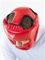 Шлем боксерский тренировочный FIREICE, закрытый, красный, FLEX T02147 - фото 3371