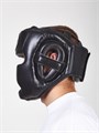 Шлем боксерский LEADERS LS FULL FACE (кожа, черный) T02611 - фото 3665