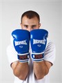 Перчатки боксёрские Reyvel Beginning (синие) 00230 - фото 3807