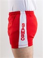 Шорты для самбо BoyBo красные, BS350 T02875 - фото 3928