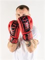 Боксерские перчатки OXXFIRE Muay Thai PRO, PVC, красный/черный 1a92f0d9-a498-11ee-0a80-0415000adee1 - фото 398