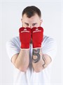 Накладки для каратэ BoyBo BO130, хлопок, красные T03380 - фото 4110