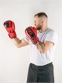 Боксерские перчатки OXXFIRE COMFORT, PVC красный/черный c29f5cd0-a495-11ee-0a80-027e000a04e3 - фото 4429