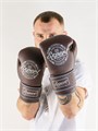 Перчатки для бокса Fight Expert Vintage Fusion, коричневый\серый (кожа Vegan100%, ) 20f0590d-982d-11ee-0a80-14690040680d - фото 472
