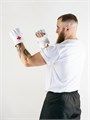 C642 Перчатки снарядные (Шингарты) Clinch Bag Gloves Cut Finger Kyokushinkai белые d6c2c9b6-7975-11ee-0a80-048800275e2c - фото 4767