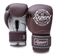 Перчатки для бокса Fight Expert Vintage Fusion, коричневый\серый (кожа Vegan100%, ) 20f0590d-982d-11ee-0a80-14690040680d - фото 476