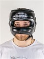 Шлем боксерский LEADERS LS FULL LEATHER с бамперной защитой BK ( кожа, черный) d8cbfb39-a65b-11ef-0a80-1518000b2f6a - фото 4802
