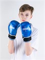 Перчатки боксерские Clinch Kids сине-серебристые T320823905 - фото 5179