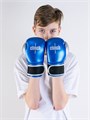 Перчатки боксерские Clinch Kids сине-серебристые T320823905 - фото 5180