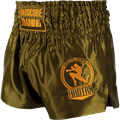 Шорты для тайского бокса Hardcore Training Base Olive f3a300ef-2e80-11ec-0a80-07df001aa662 - фото 5276